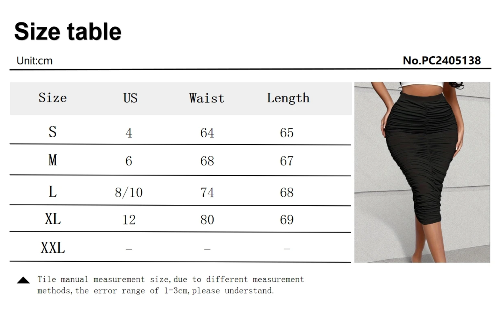 High-Quality Pleated Bodycon Mermaid Midi Skirt, Ruched Knit Design for Women - Image 6