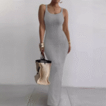 Women’s Sleeveless Sheath Maxi Dress Elegant & Flattering Fit - Image 5