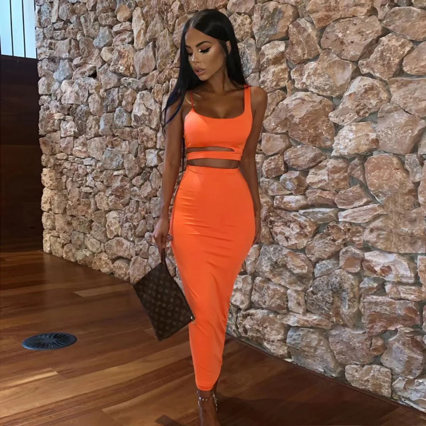 Women’s Strapless Hollow-Out Evening Dress Sleeveless & Sexy Party Style - Image 4