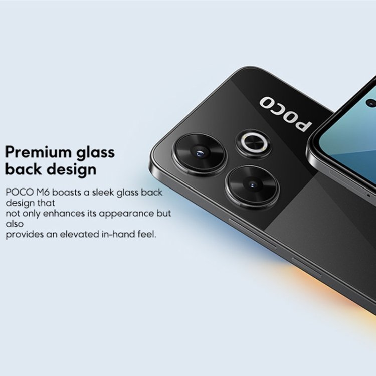 Xiaomi POCO M6 Global, 8GB+256GB, Side Fingerprint, 6.79 inch Xiaomi HyperOS MediaTek Helio G91-Ultra Octa Core 2.0GHz, NFC, Network: 4G (Black) - Image 5