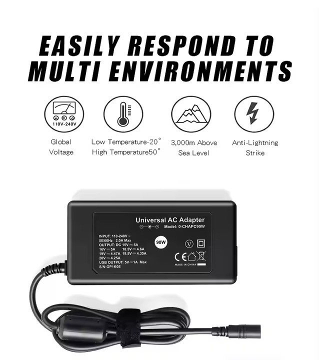 Portable Notebook Universal Ac Laptop Power Adapter Charger - Image 4