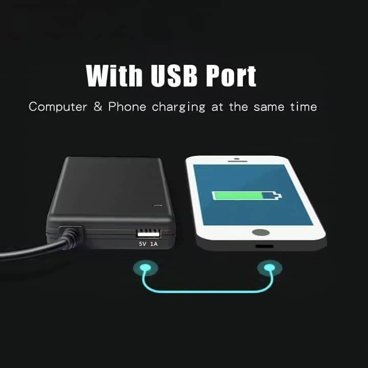 Portable Notebook Universal Ac Laptop Power Adapter Charger - Image 2