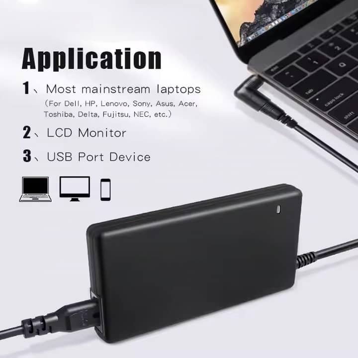 Portable Notebook Universal Ac Laptop Power Adapter Charger - Image 3