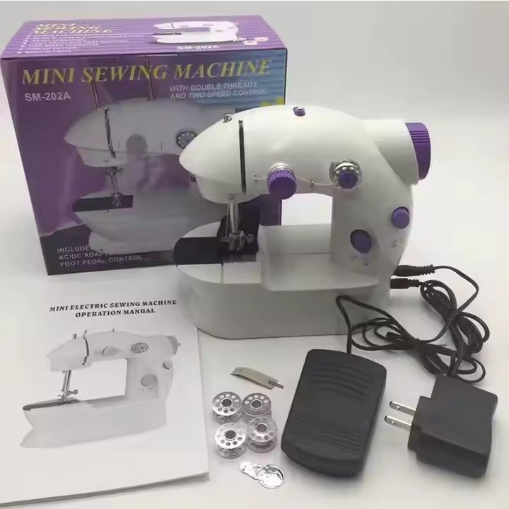Hot Selling Household Multi-Function Mini Handheld Portable Clothes Fabrics Electric Sewing Machine - Image 6