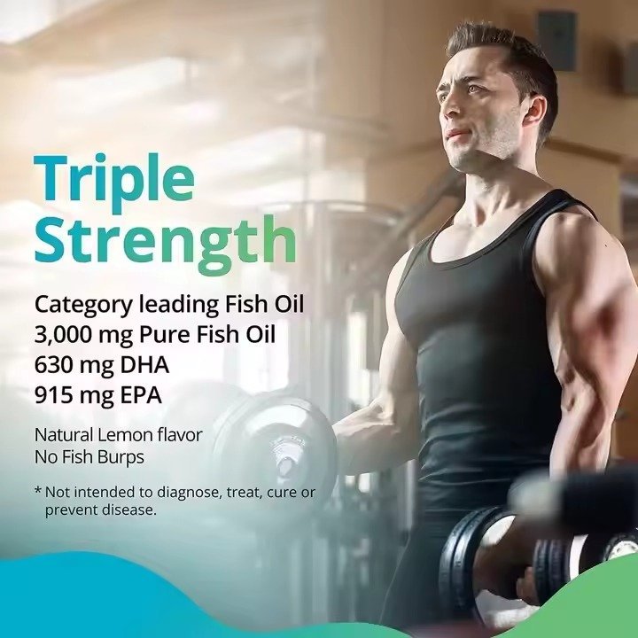 Best DHA Brain Joint Health Support omega 3 Fish Oil Capsule Softgel - Image 4