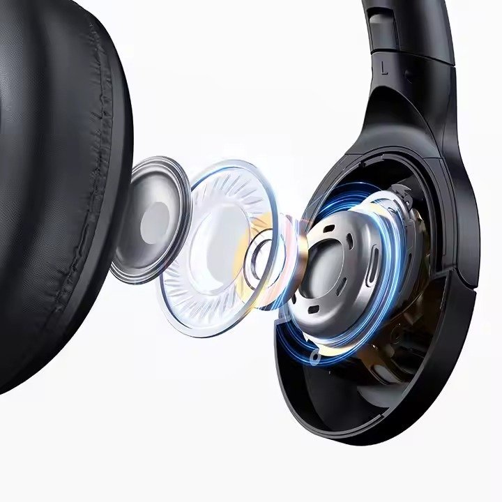 USAMS YH21 Wireless Earphones Headset Over-Ear Music Foldable BlueTooth Headphones - Image 2