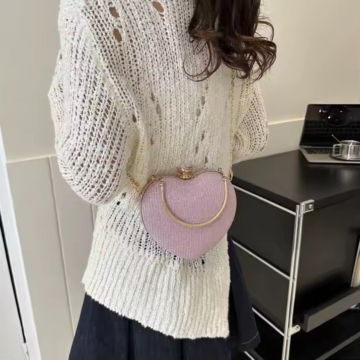 2025 Light Lady Love Chain Bags Lady Design Purses for Women - Image 6