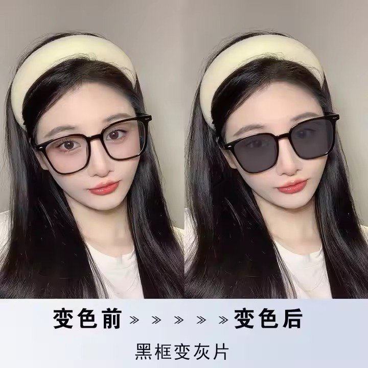 Photochromic Sunglasses for Men and Women Optical Frame for Computer Reading Blue Light Resistant Glasses - Image 4