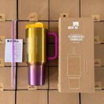 40oz Double Wall Vacuum Insulated Thermos Cup with Handle Lid Stainless Steel Car Thermos Straw Coffee Cup - Image 2