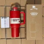 40oz Double Wall Vacuum Insulated Thermos Cup with Handle Lid Stainless Steel Car Thermos Straw Coffee Cup - Image 5