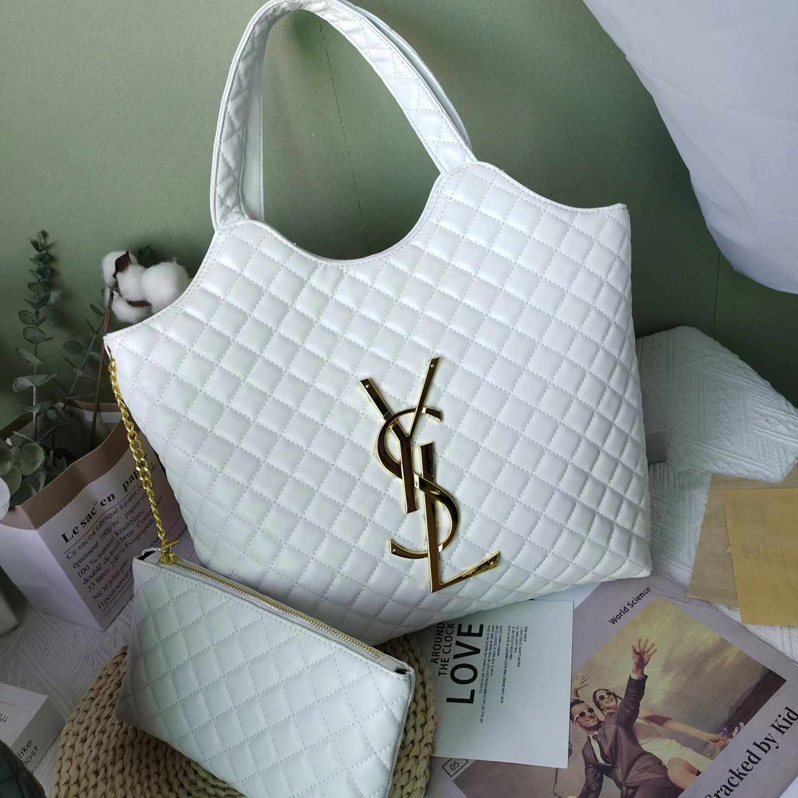 Yves Saint Laurent Handbags In Quilted Lambskin - Image 2