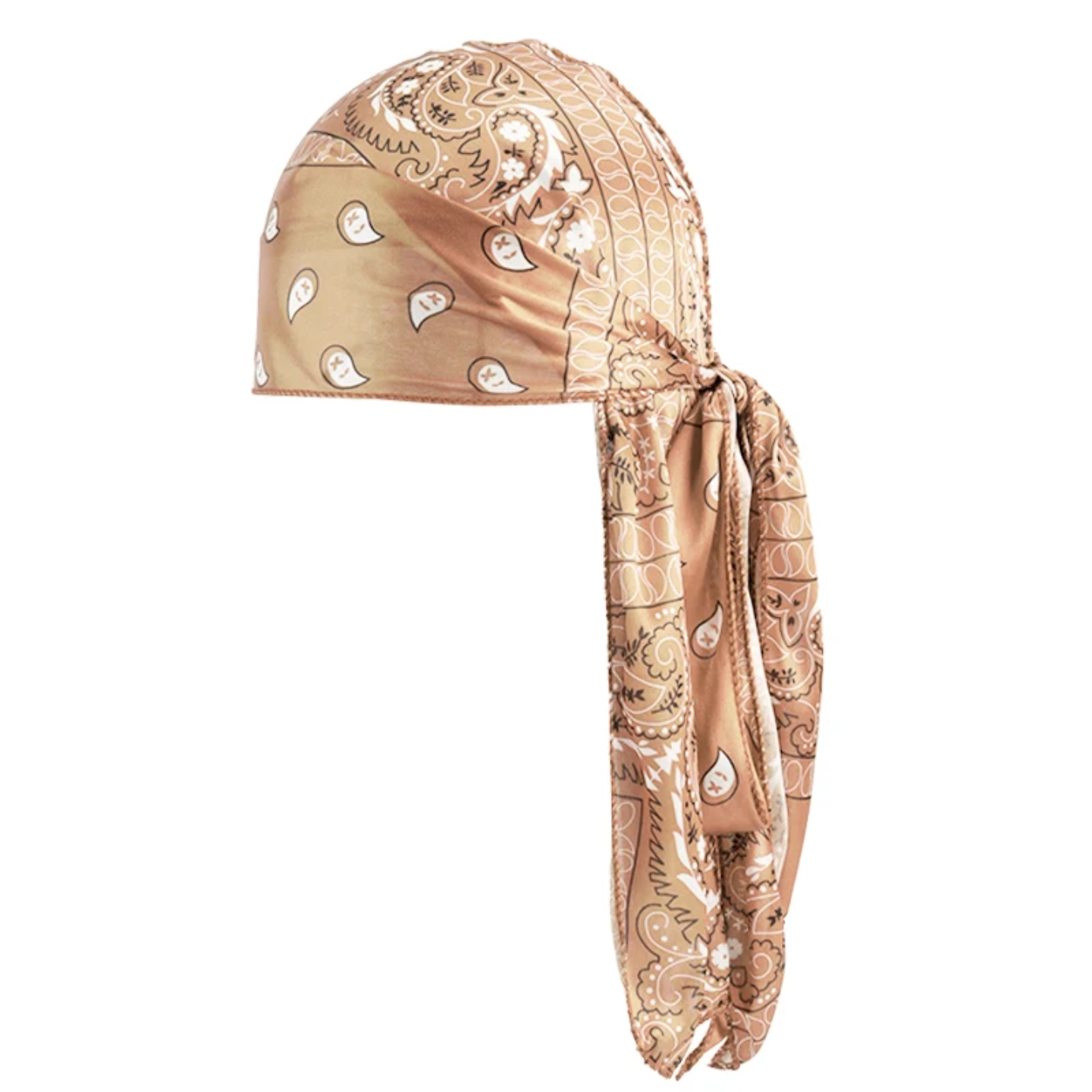 Custom Paisley Print Extra Long-Tail Durag for Men – Designer Do-Rag Head Wrap - Image 14