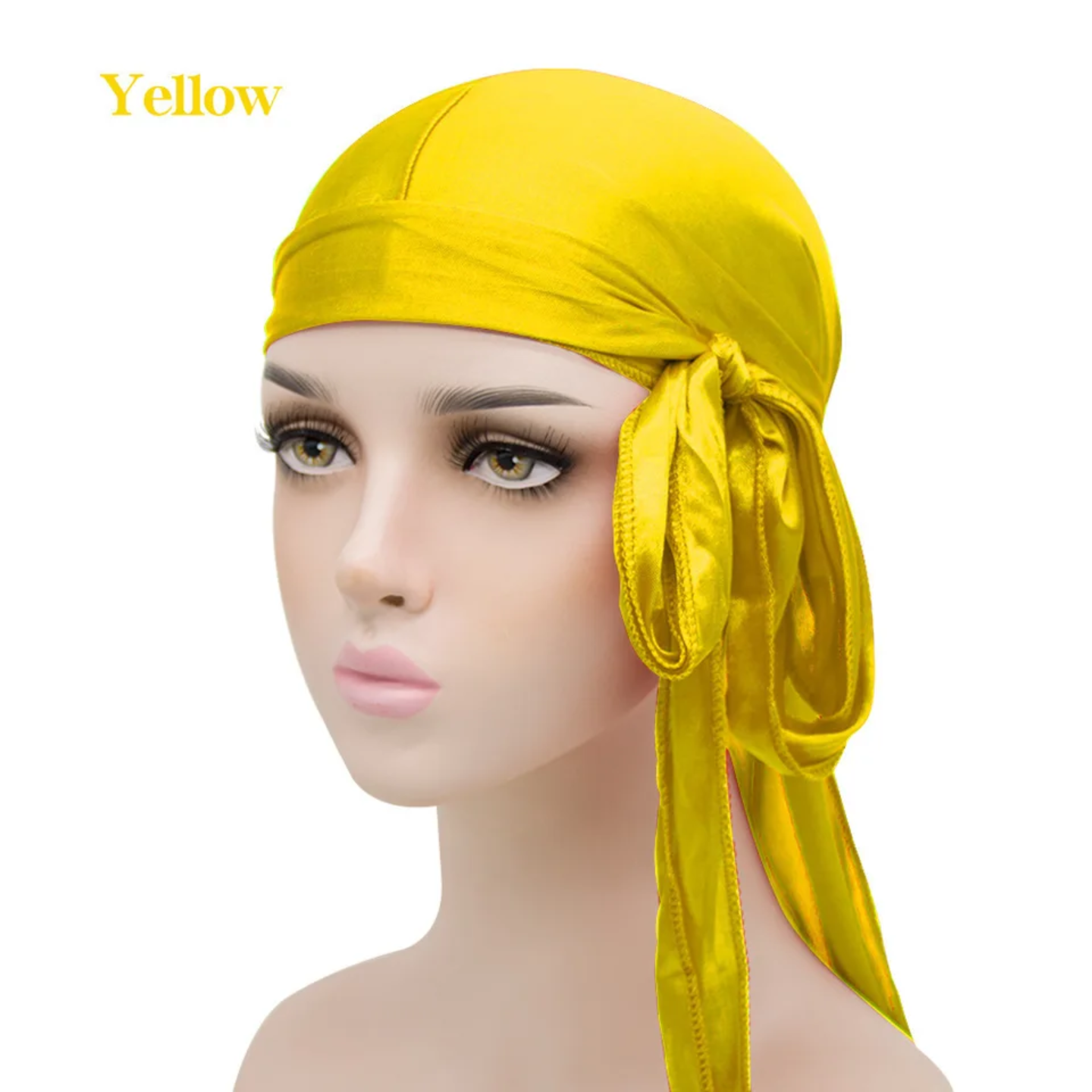 Men’s Silky Long-Tail Durag, Unisex Satin Headwrap - Image 14