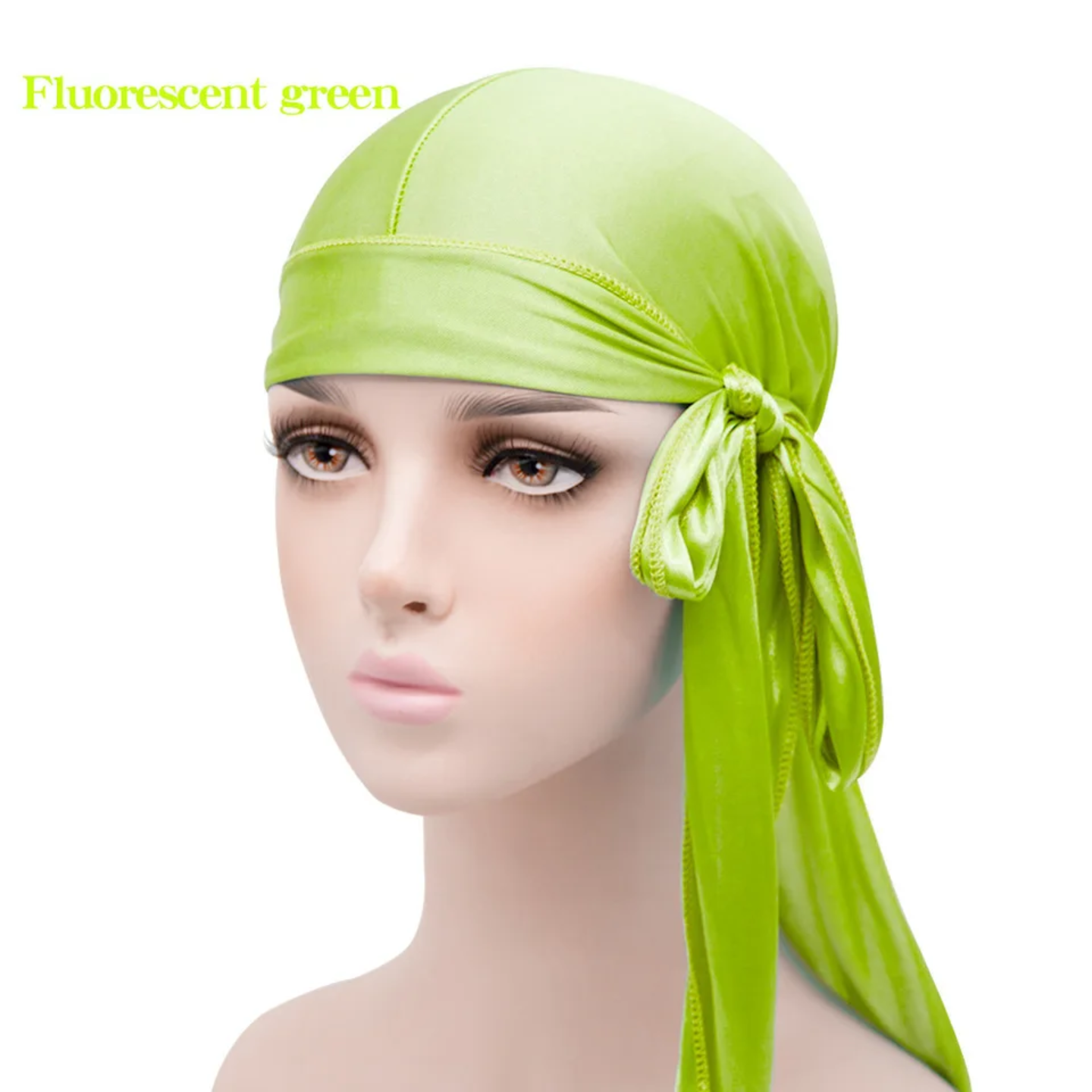 Men’s Silky Long-Tail Durag, Unisex Satin Headwrap - Image 9