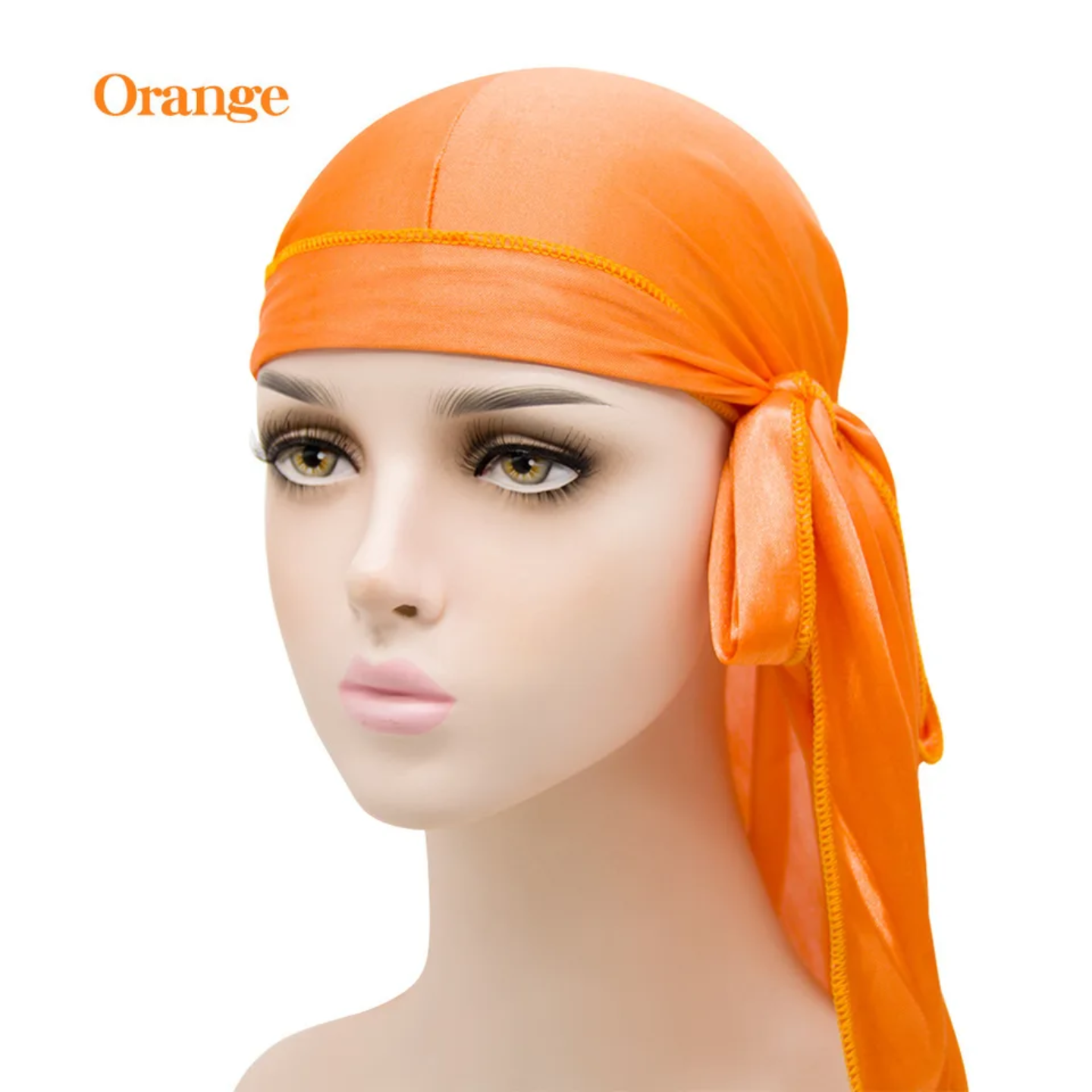 Men’s Silky Long-Tail Durag, Unisex Satin Headwrap - Image 3
