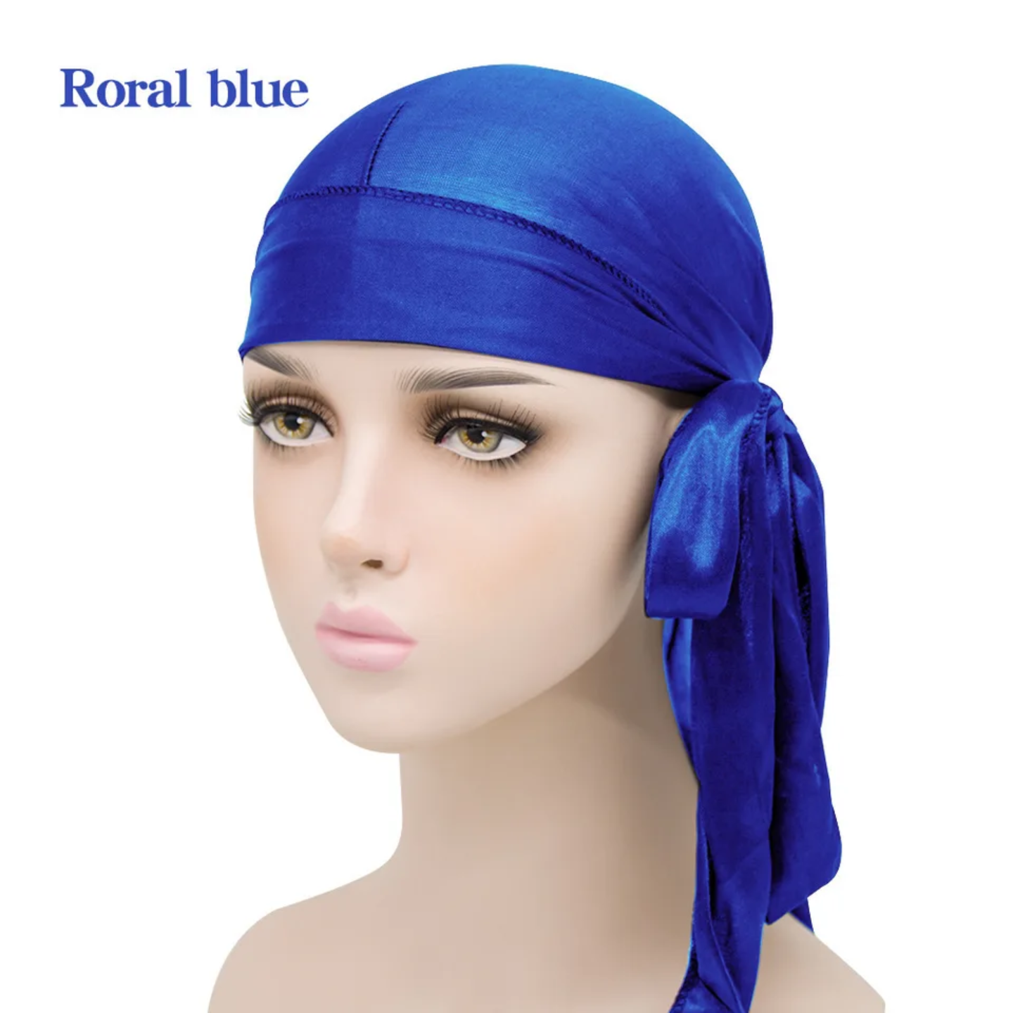 Men’s Silky Long-Tail Durag, Unisex Satin Headwrap - Image 2