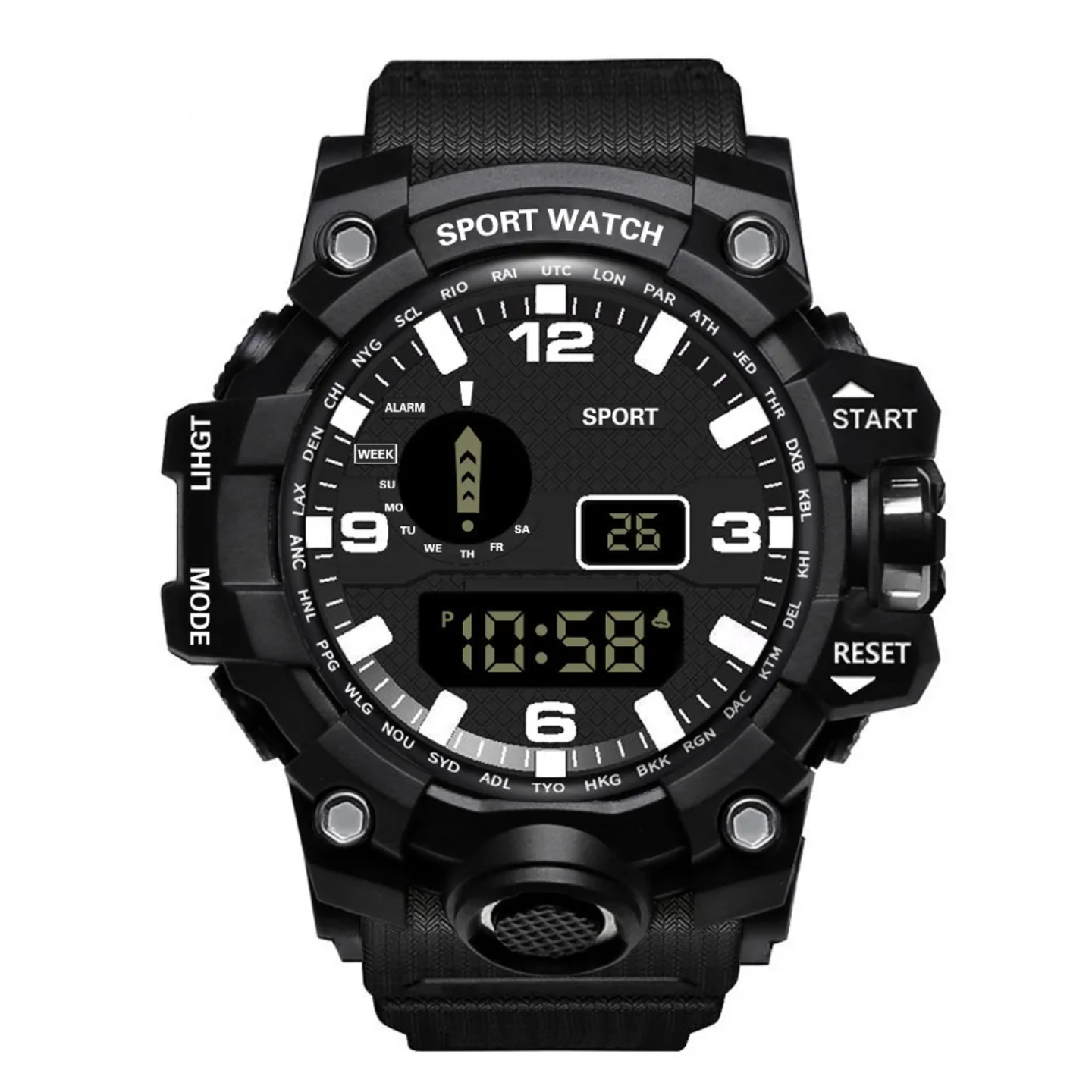 Unisex LED Digital Sports Watch – Fashionable Silicone Strap for Men & Women - Image 5