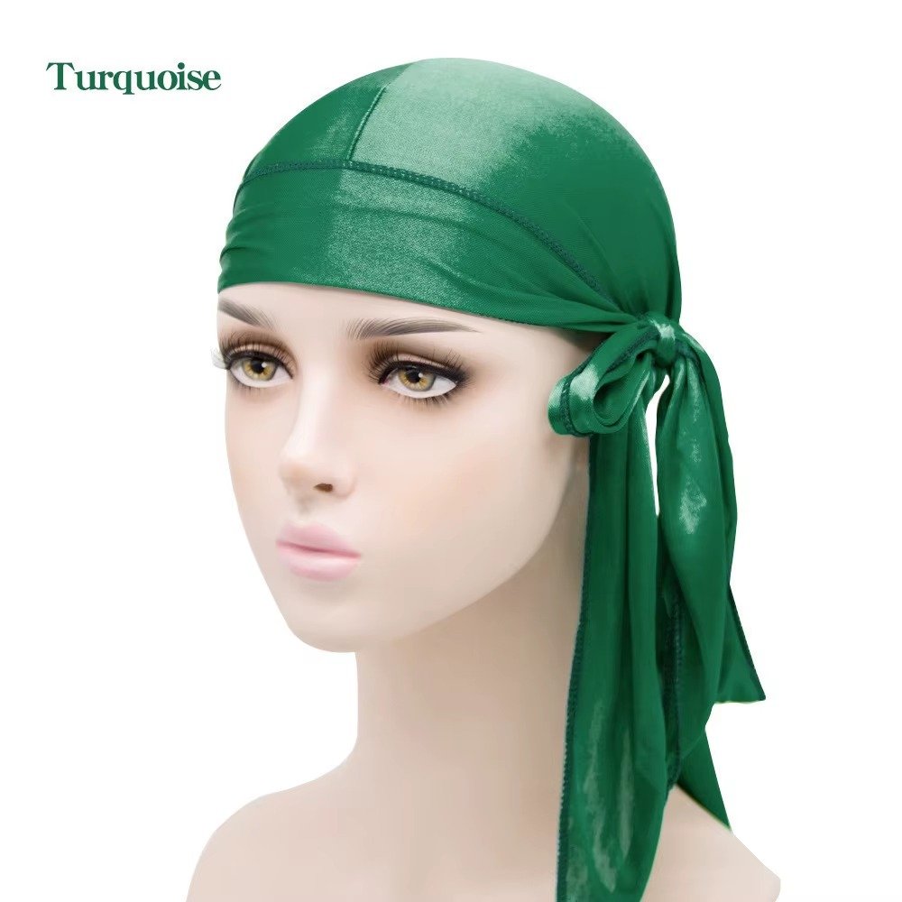 Men’s Silky Long-Tail Durag, Unisex Satin Headwrap - Image 22