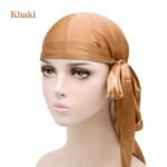 Men’s Silky Long-Tail Durag, Unisex Satin Headwrap - Image 19