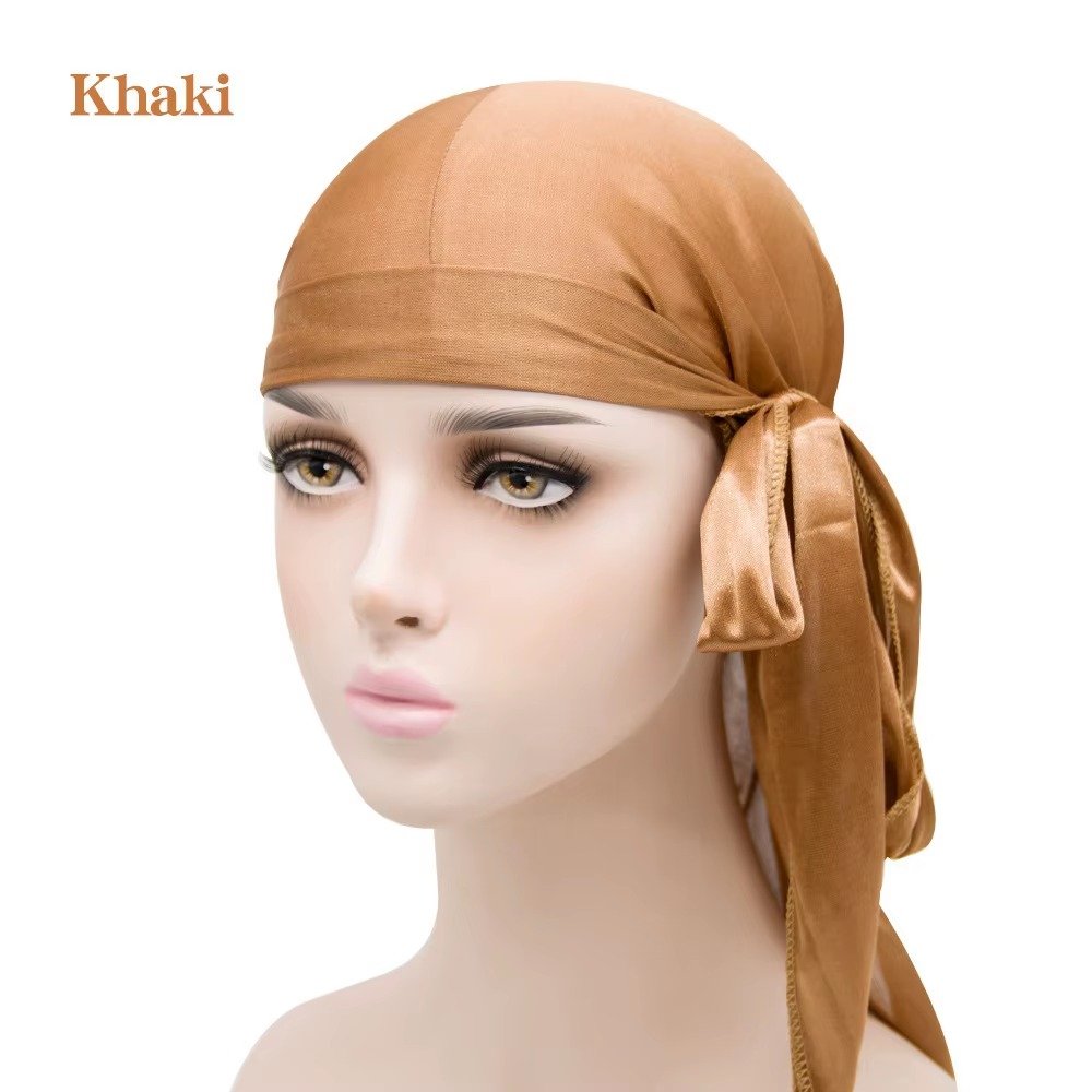 Men’s Silky Long-Tail Durag, Unisex Satin Headwrap - Image 19