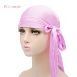 Men’s Silky Long-Tail Durag, Unisex Satin Headwrap - Image 24