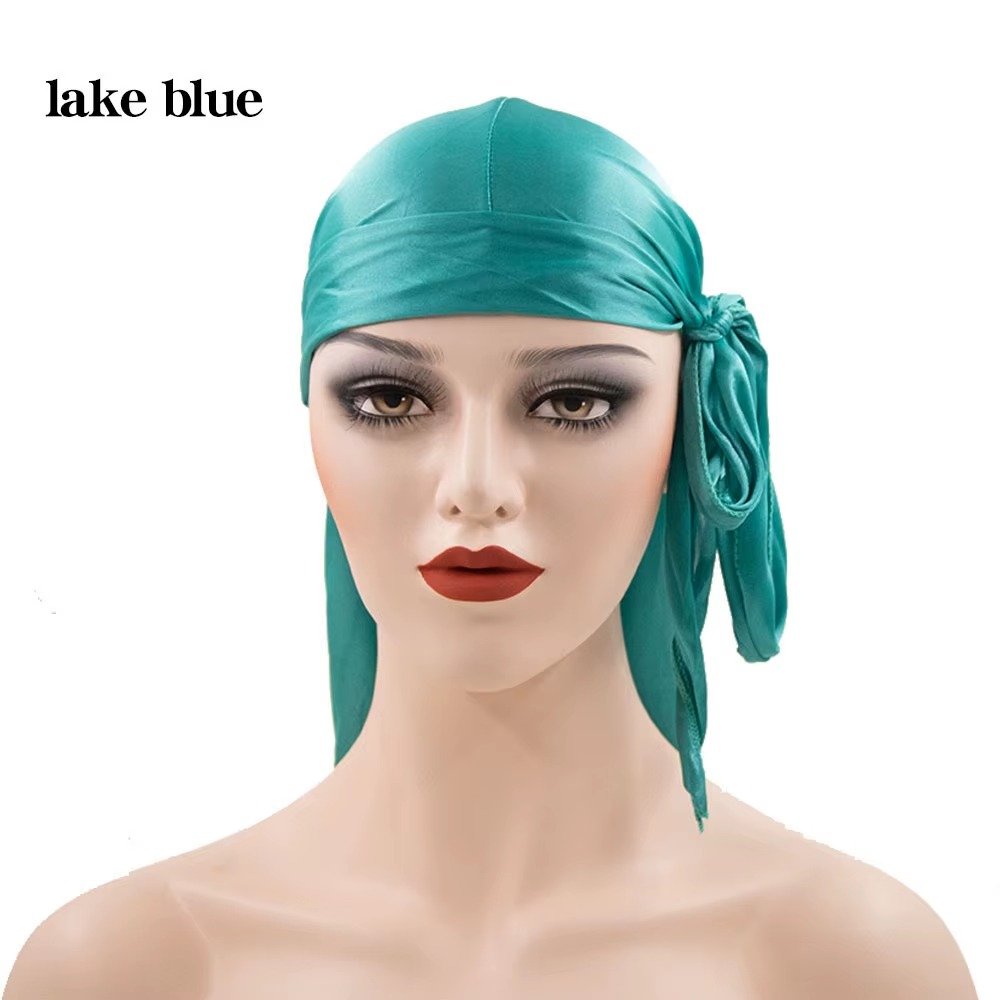 Men’s Silky Long-Tail Durag, Unisex Satin Headwrap - Image 25