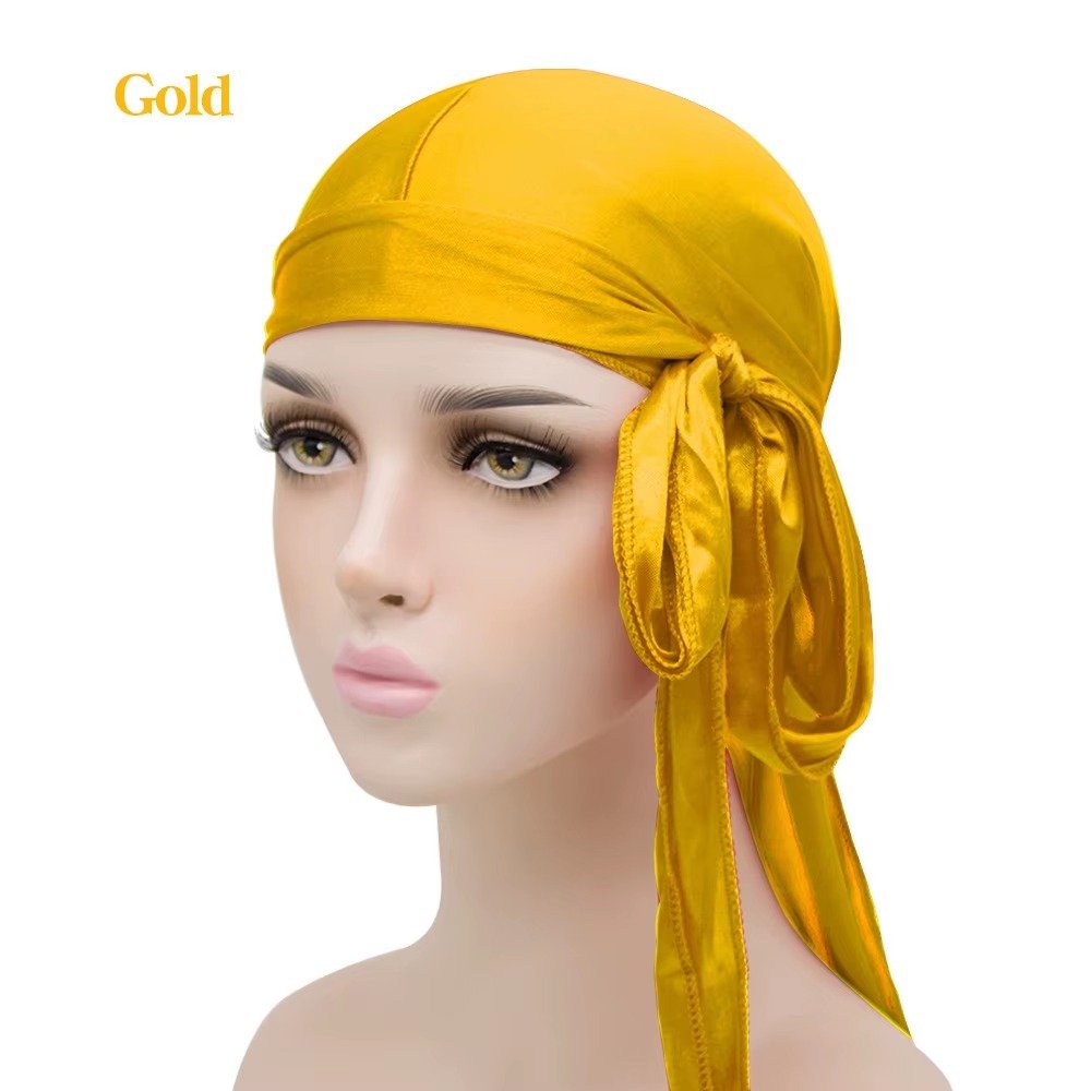 Men’s Silky Long-Tail Durag, Unisex Satin Headwrap - Image 23