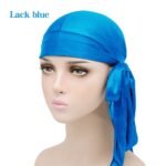 Men’s Silky Long-Tail Durag, Unisex Satin Headwrap - Image 20