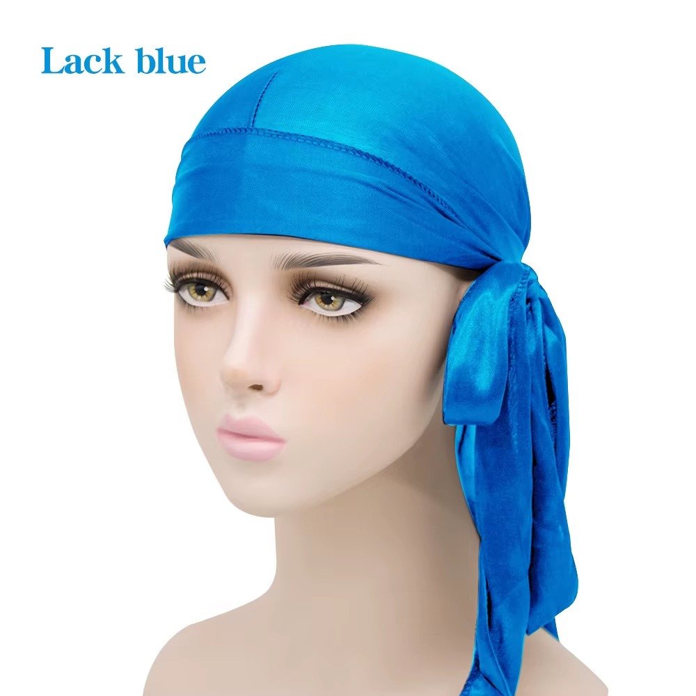 Men’s Silky Long-Tail Durag, Unisex Satin Headwrap - Image 20