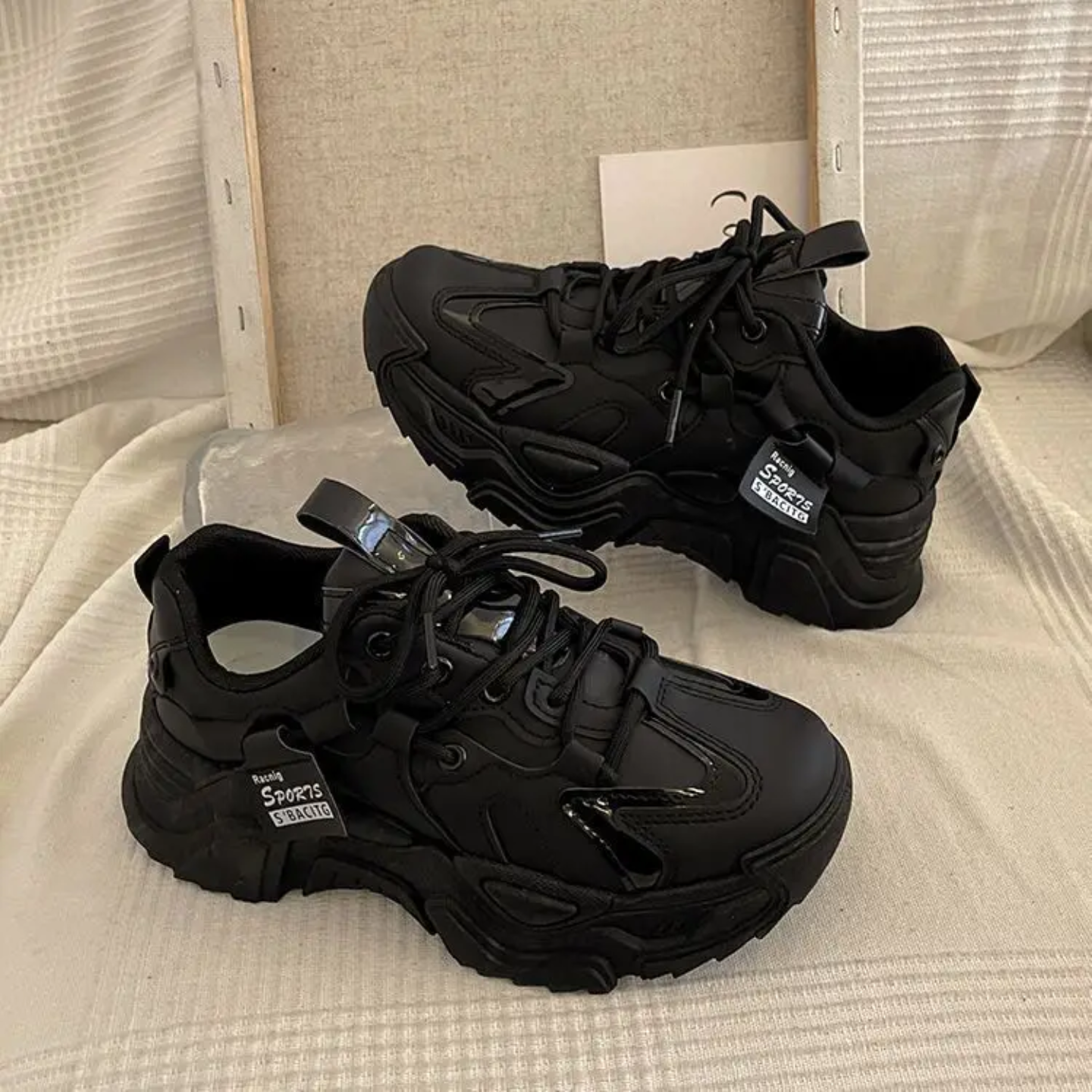 2025 Fashion Women’s Versatile Sports Shoes Casual Thick Sole, Height-Increasing Sneakers for Students - Image 3