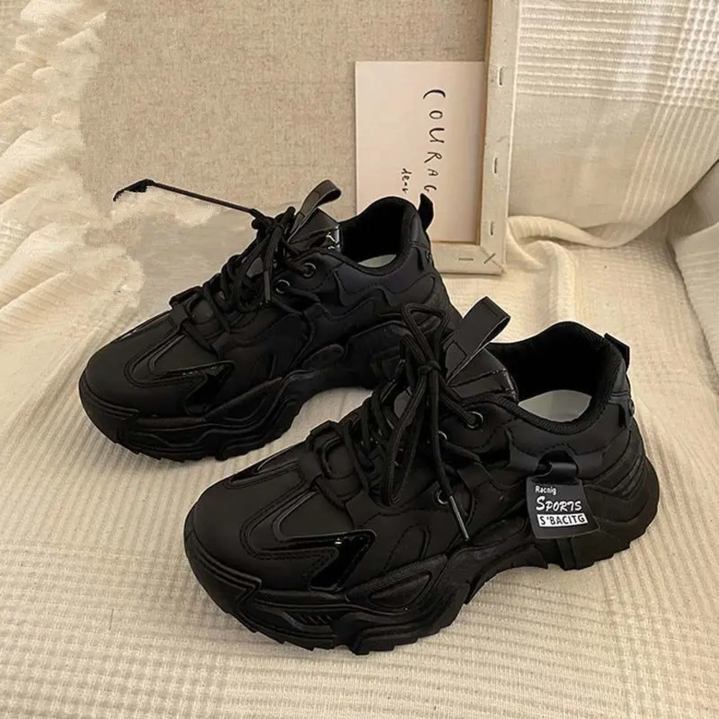 2025 Fashion Women’s Versatile Sports Shoes Casual Thick Sole, Height-Increasing Sneakers for Students - Image 4