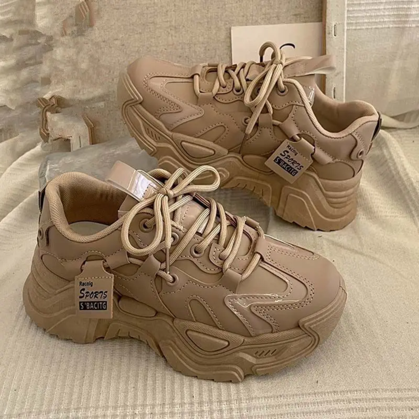 2025 Fashion Women’s Versatile Sports Shoes Casual Thick Sole, Height-Increasing Sneakers for Students - Image 2