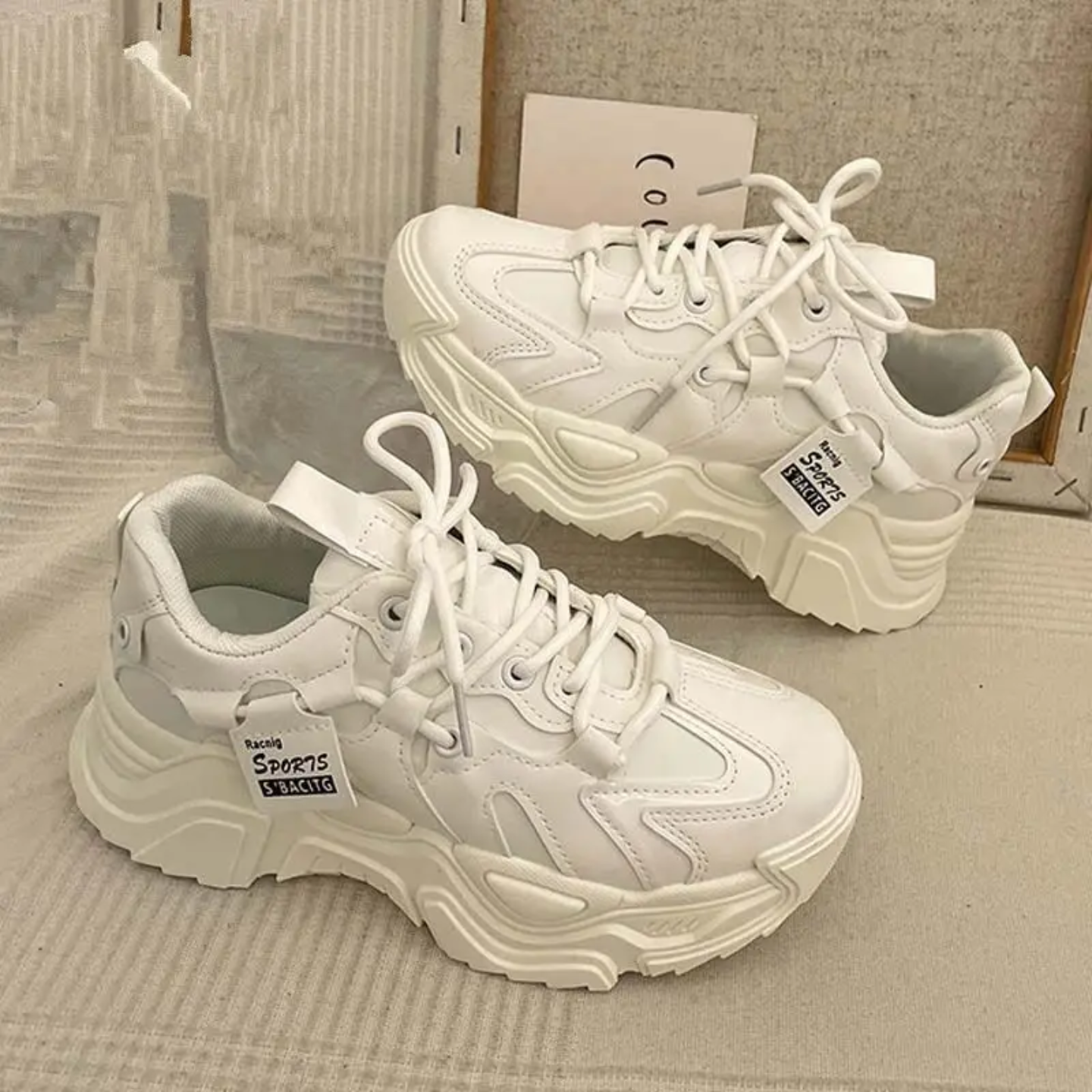 2025 Fashion Women’s Versatile Sports Shoes Casual Thick Sole, Height-Increasing Sneakers for Students - Image 2