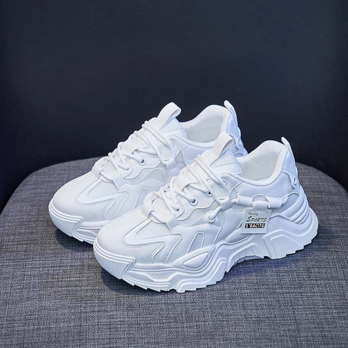 2025 Fashion Women’s Versatile Sports Shoes Casual Thick Sole, Height-Increasing Sneakers for Students - Image 5