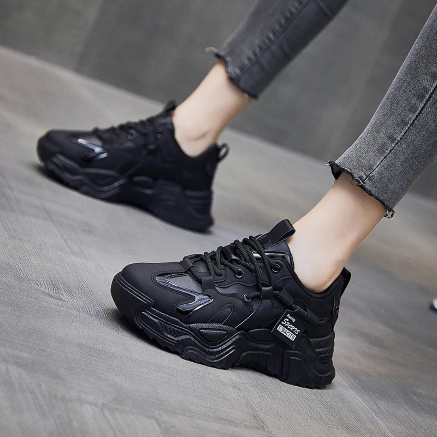 2025 Fashion Women’s Versatile Sports Shoes Casual Thick Sole, Height-Increasing Sneakers for Students - Image 6