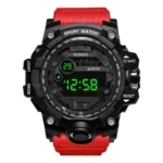 Y12 Men's Watches Big Dial LED Digital Watch Multifunction Men Sports Watch Alarm Clock Stopwatch Fitness Electronic Wristwatch - Image 3