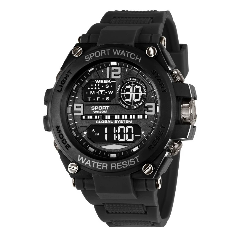 Top Luxury Electronic Watch for Man Outdoor Sport Watch Stopwatch Waterproof Calendar Digital - Image 4