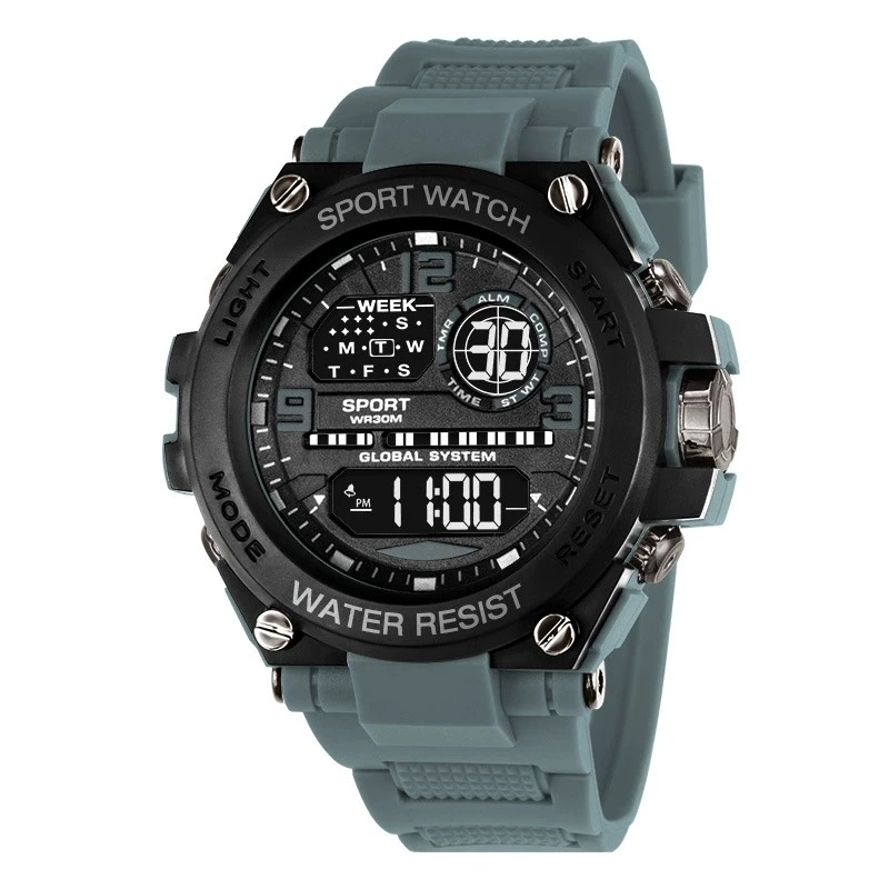 Top Luxury Electronic Watch for Man Outdoor Sport Watch Stopwatch Waterproof Calendar Digital - Image 5