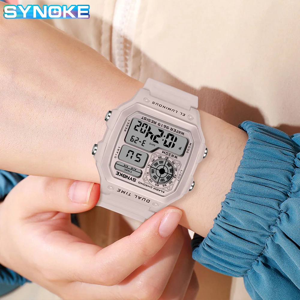 SYNOKE Digital Watches Lady Sports Luminous Multifunction Waterproof Chrono Wristwatch Outdoor Girls Fashion Student Watch New - Image 5