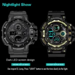 Military Digital Watch for Men Outdoor Men's Sports Watches Clock Waterproof Luminous Chronograph Student Electronic Wristwatch - Image 5