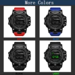 Y12 Men's Watches Big Dial LED Digital Watch Multifunction Men Sports Watch Alarm Clock Stopwatch Fitness Electronic Wristwatch - Image 6