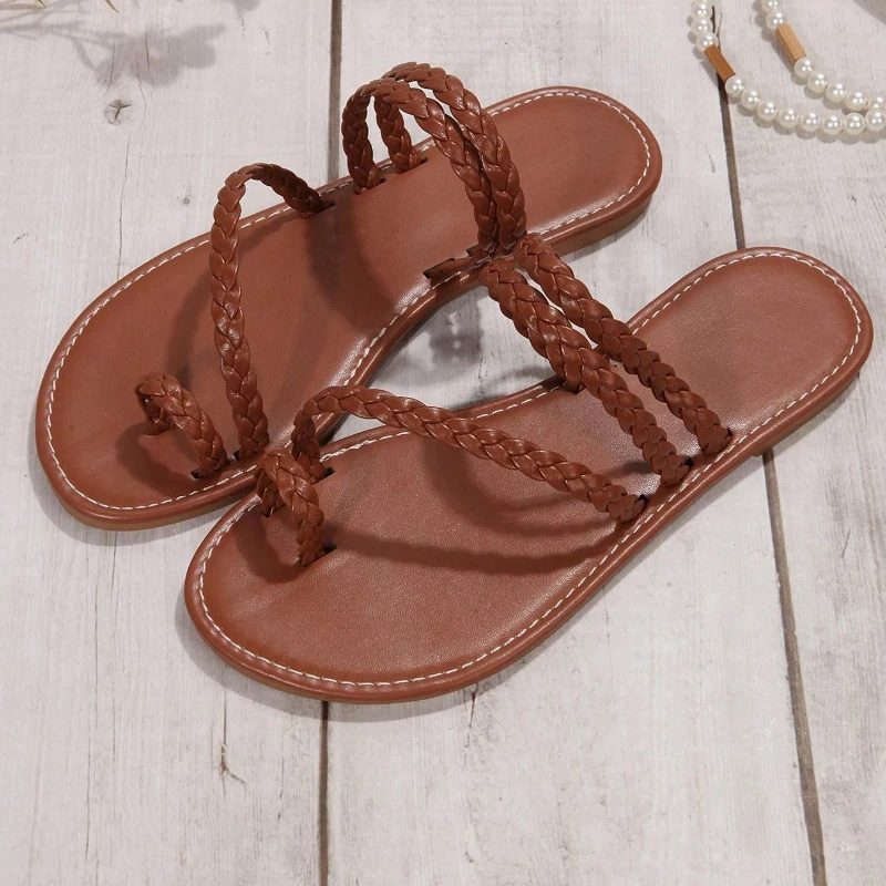 Women's Sandals Flat Sandals Fashion Soft-soled Sandals New Non-slip Sandals for Summer Light casual shoes 2025 - Image 3