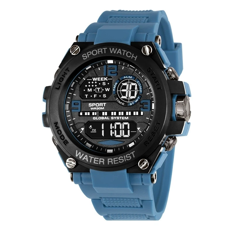 Top Luxury Electronic Watch for Man Outdoor Sport Watch Stopwatch Waterproof Calendar Digital - Image 6