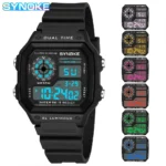 Digital Watches Men Sports Luminous Multifunction Waterproof Women Wristwatch Outdoor and Running Student Seven Lights Synoke - Image 5