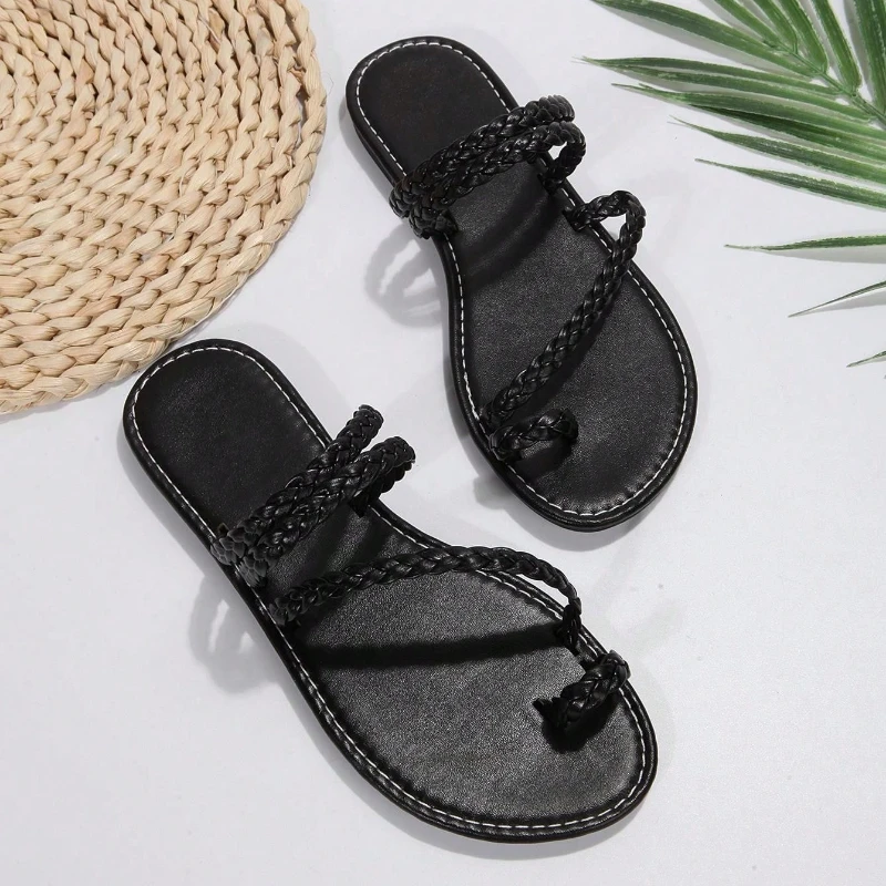 Women's Sandals Flat Sandals Fashion Soft-soled Sandals New Non-slip Sandals for Summer Light casual shoes 2025 - Image 4
