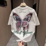 Men’s Baggy Printed T-Shirt – Casual Streetwear Y2K Style Graphic Tee - Image 3