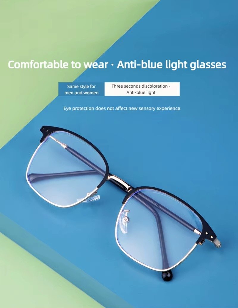 Vintage Metal Photochromic Eyeglasses - Image 3
