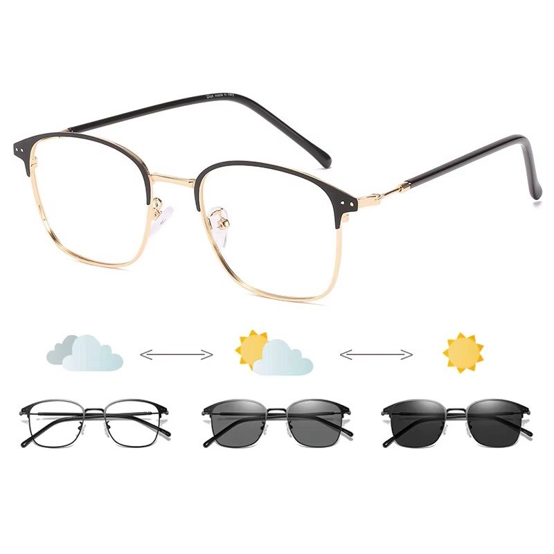 Vintage Metal Photochromic Eyeglasses - Image 7
