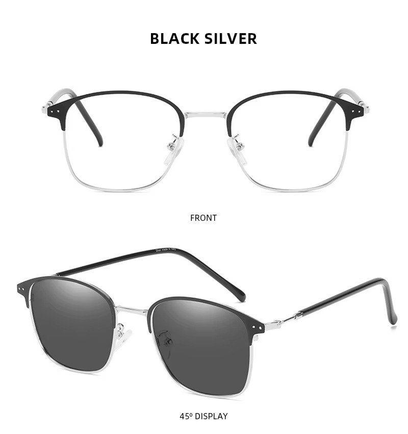 Vintage Metal Photochromic Eyeglasses - Image 5