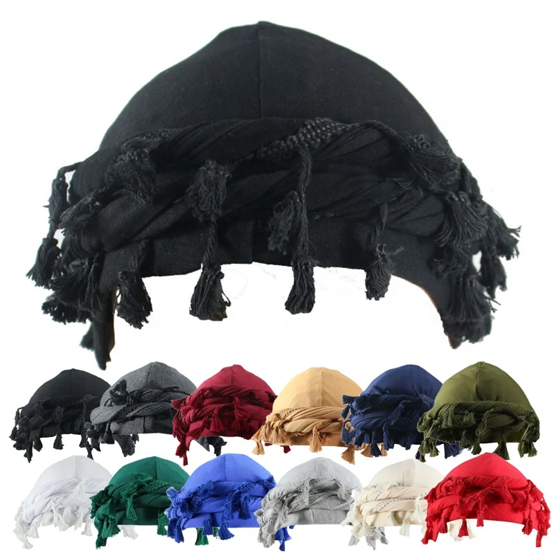 H5d03df06fb68490a8e83d5e5357b2eb6d Hip Hop Vintage Satin Silk Lined Modal Hair Headwear Pre-Tied Halo Twisted Band Men Turban Head Wrap Durag - Image 1